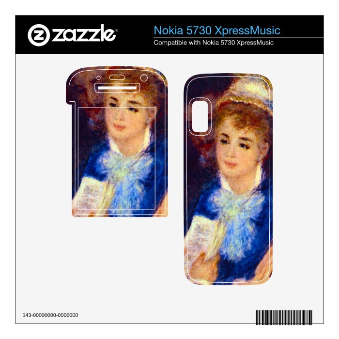 The Perusal of the Part by Pierre Renoir Nokia 5730 Skins