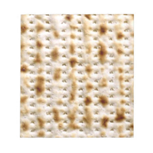 The Pesach Note Pad - 40 Pages of Unleavened Matzo