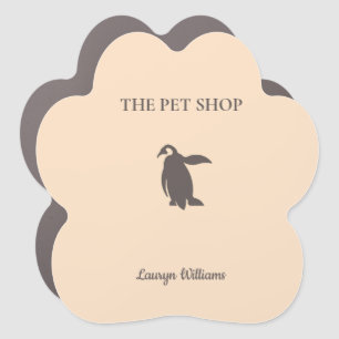 The pet shop cute penguin car magnet