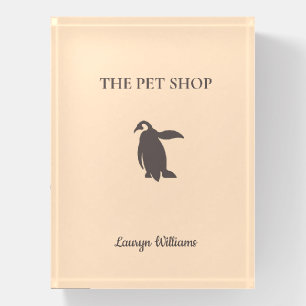 The pet shop cute penguin paperweight