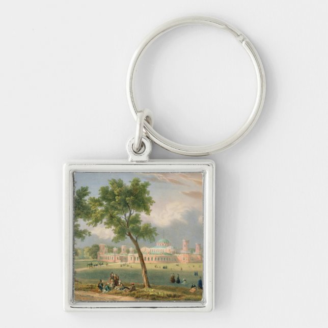 The Peter the Great Palace in Moscow Keychain (Front)