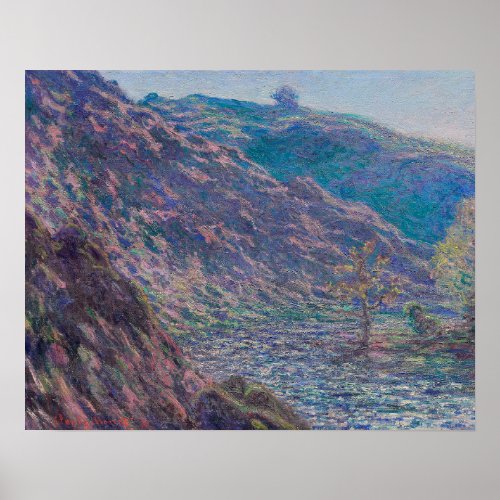 The Petite Creuse River 1889 by Claude Monet Poster