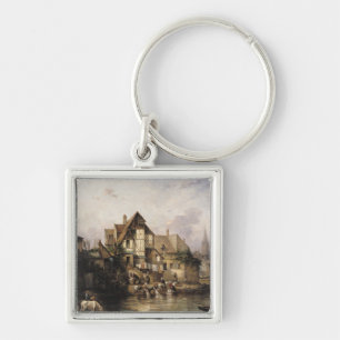 The Petits Murs Wash-House Keychain