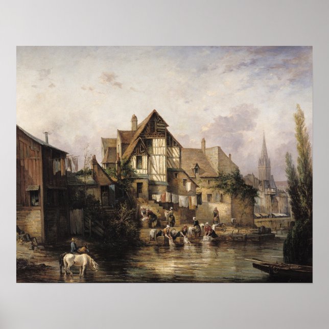 The Petits Murs Wash-House Poster (Front)