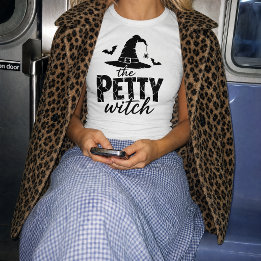 The Petty Witch Matching Halloween Design T-Shirt