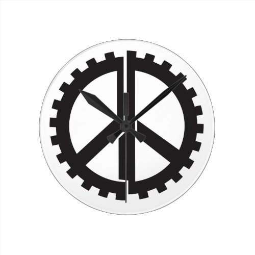 The PG Peace Gear Round Clock