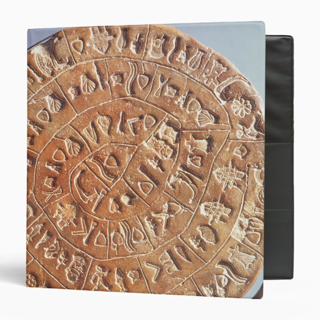 The Phaistos Disc, with unknown significance Binder (Front/Inside)