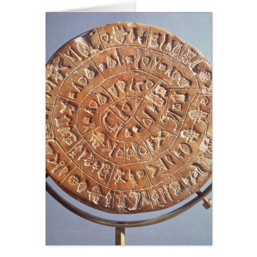 The Phaistos Disc, with unknown significance Cards (Front)