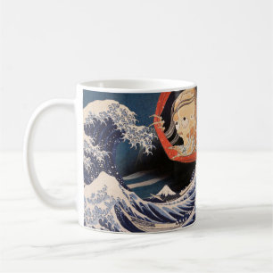 The Phantom at The Great Wave Coffee Mug