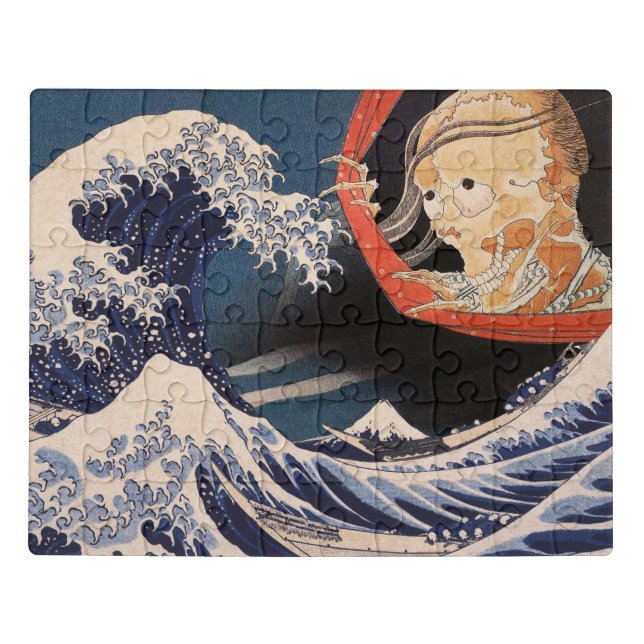 The Phantom at The Great Wave Jigsaw Puzzle (Puzzle Horizontal)