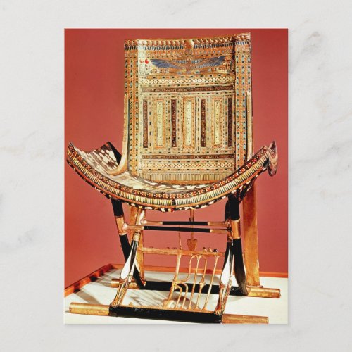 The pharaohs ecclesiastical throne postcard