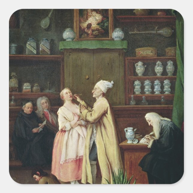 The Pharmacist Square Sticker (Front)