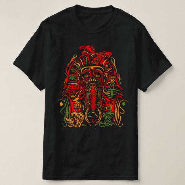 The Pharoah Mystical King  T-Shirt (Design Front)