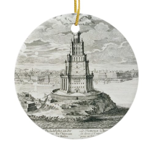 The Pharos of Alexandria, plate 9 from 'Entwurf ei Ceramic Ornament