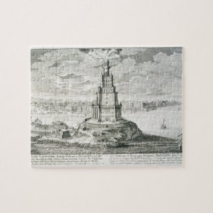The Pharos of Alexandria, plate 9 from 'Entwurf ei Jigsaw Puzzle
