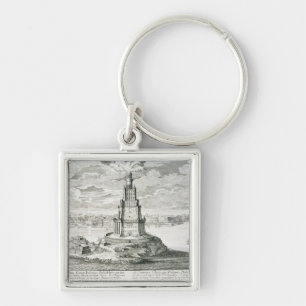 The Pharos of Alexandria, plate 9 from 'Entwurf ei Keychain