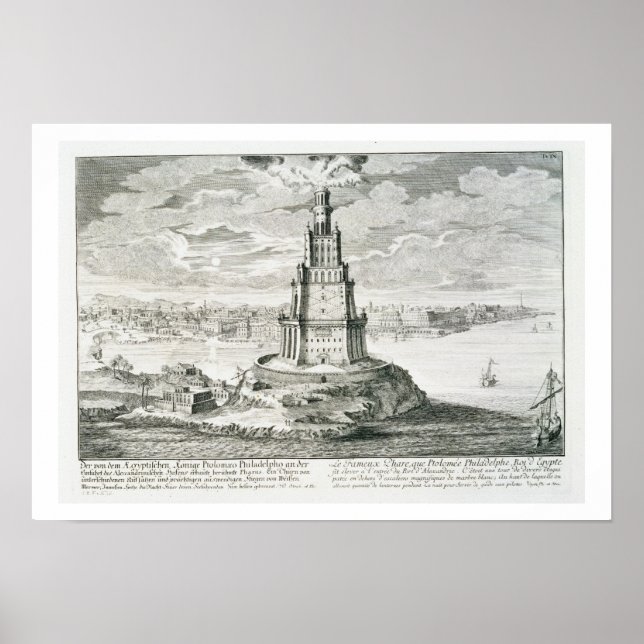 The Pharos of Alexandria, plate 9 from 'Entwurf ei Poster (Front)