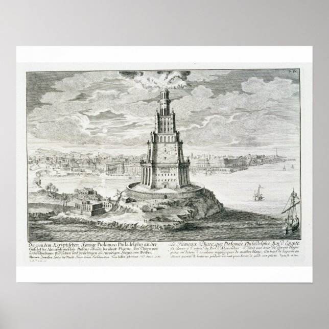 The Pharos of Alexandria, plate 9 from 'Entwurf ei Poster (Front)