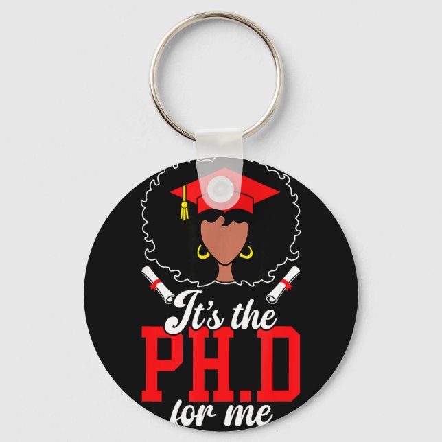 The phd graduation black doctor graduation phdThe  Keychain (Front)