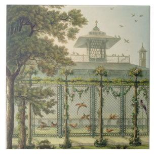 The Pheasantry, engraved by Joseph Constantine Sta Ceramic Tile