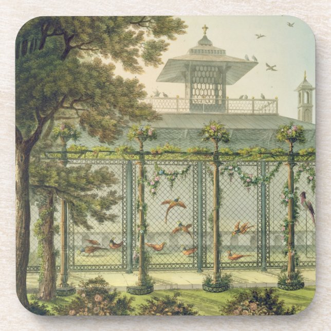 The Pheasantry, engraved by Joseph Constantine Sta Drink Coaster (Front)