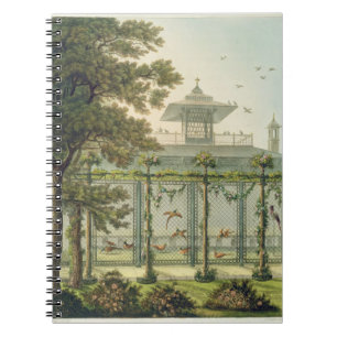 The Pheasantry, engraved by Joseph Constantine Sta Notebook