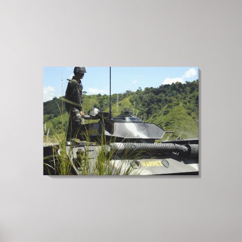 The Philippine Marine Battalion Landing Team Canvas Print