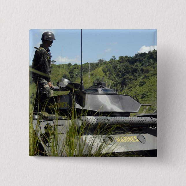 The Philippine Marine Battalion Landing Team Pinback Button (Front)