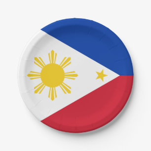 The Philippines Flag Paper Plates