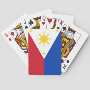 The Philippines Flag Poker Cards