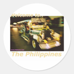The Philippines Souvenir and Novelty Store Classic Round Sticker