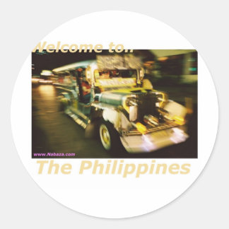 The Philippines Souvenir and Novelty Store Classic Round Sticker