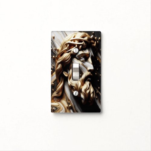 The Philosopher A Portrait of Wisdom and Strength Light Switch Cover