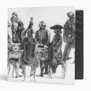 The Philosophers at Supper, c.1750 3 Ring Binder