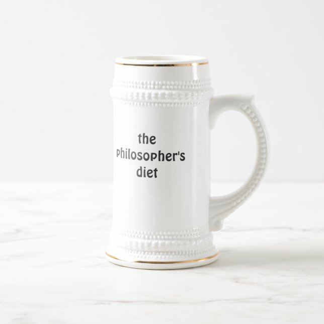 the philosopher's diet stein (left-hand) (Right)