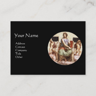THE PHILOSOPHY Monogram, Black Gold Business Card