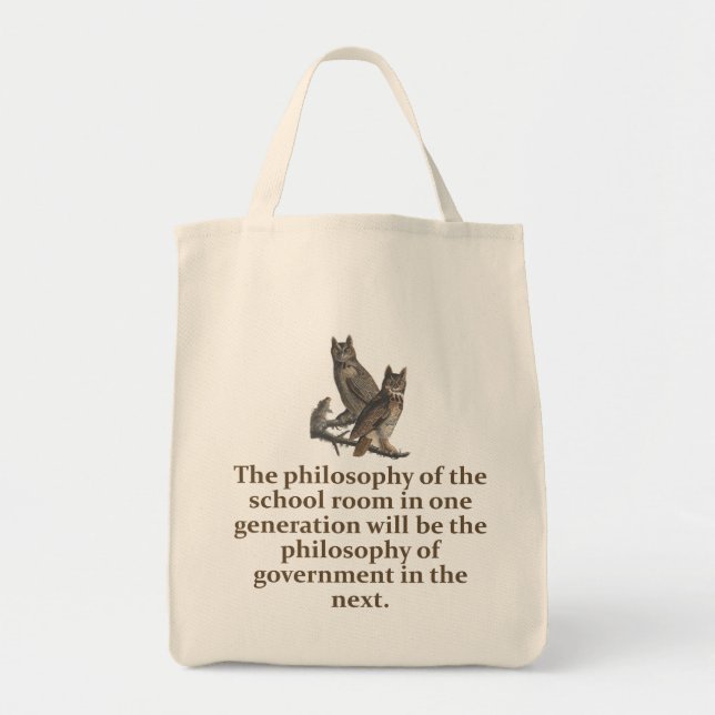 The Philosophy Of The School Room - Education Quot Tote Bag (Front)