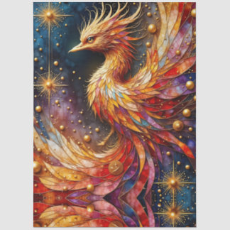 The Phoenix in the Stars Tissue Paper