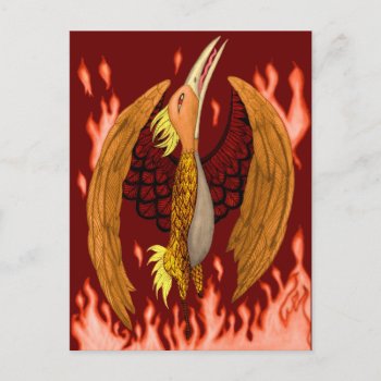 The Phoenix Postcard by Lace9lives at Zazzle