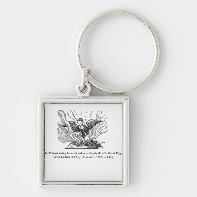 The Phoenix rising from his ashes Keychain (Front)