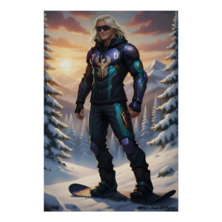 The Phoenix Superhero: Winter Edition Poster