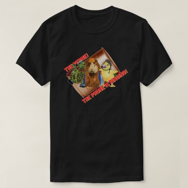 The Phone Is Ringing! Wonder Pets Sticker T-Shirt (Design Front)