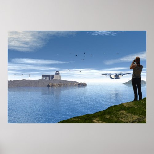 The Photographer and the SeaPlane Poster