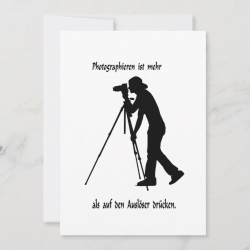 The photographer card