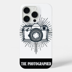 The Photographer Minimal Tarot Style Photography iPhone 15 Pro Case