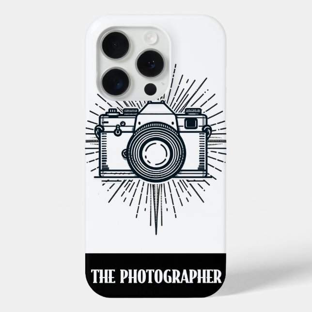 The Photographer Minimal Tarot Style Photography Case-Mate iPhone Case (Back)
