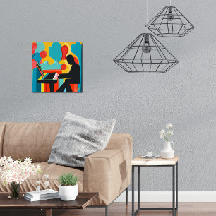 The Pianist - Original Oil Painting Acrylic Print