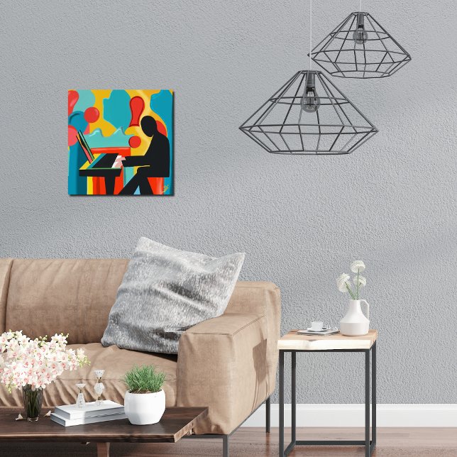 The Pianist - Original Oil Painting Acrylic Print (Creator Uploaded)