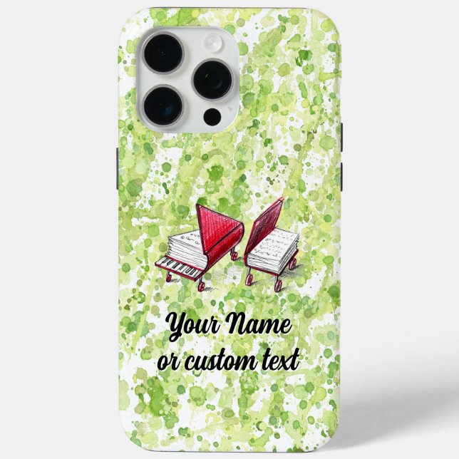 The Piano Book Of Transformation Lime Cream Case-Mate iPhone Case (Back)