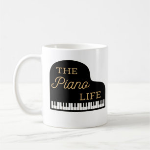 The Piano Life Grand Piano Coffee Mug